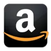 Amazon logo (white "a" with orange smile arrow) marking the Amazon phishing templates in the template list.